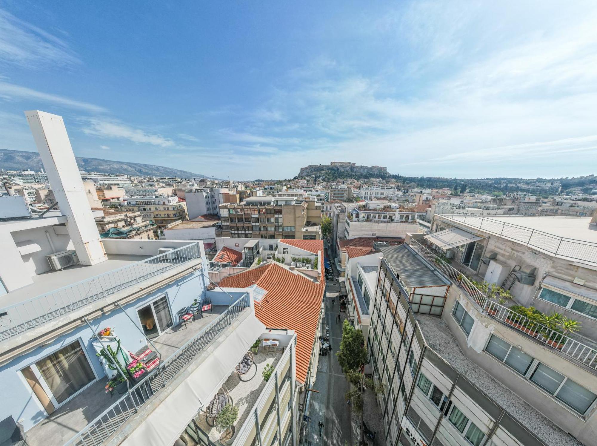 Sandra"S Acropolis View Penthouses เอเธนส์ ภายนอก รูปภาพ
